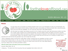Tablet Screenshot of fortheloveoffood.org